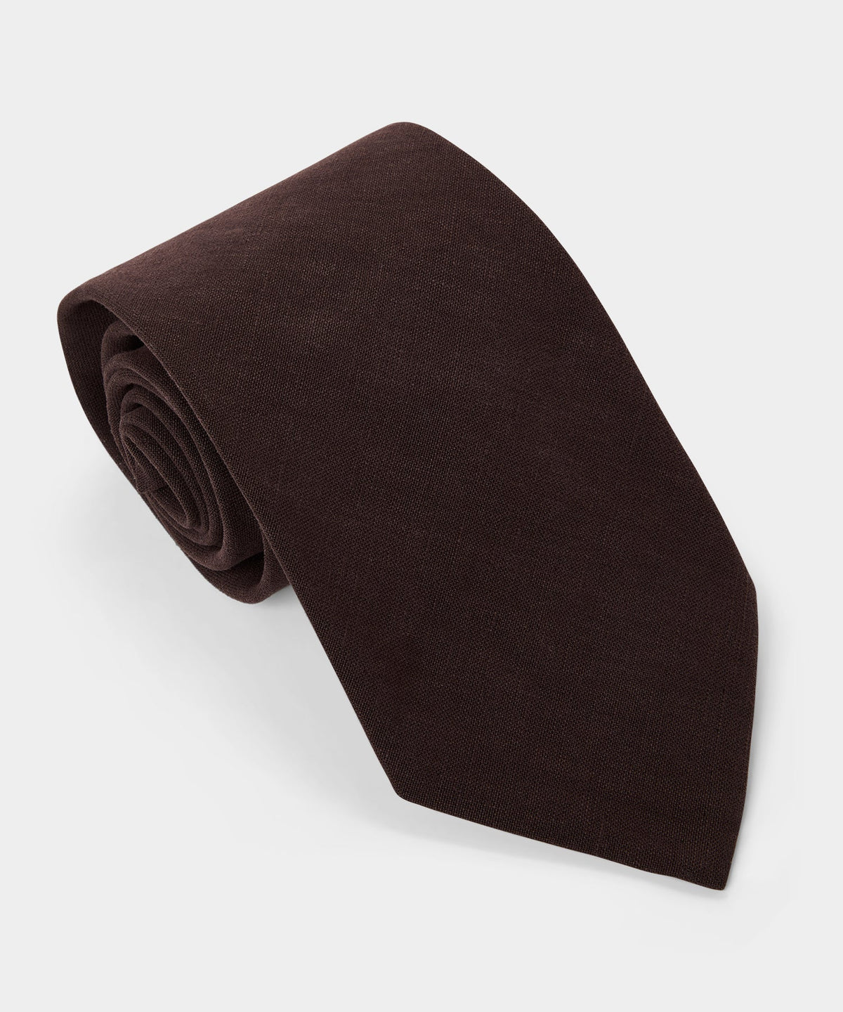 Italian Linen Tie - Raisin
