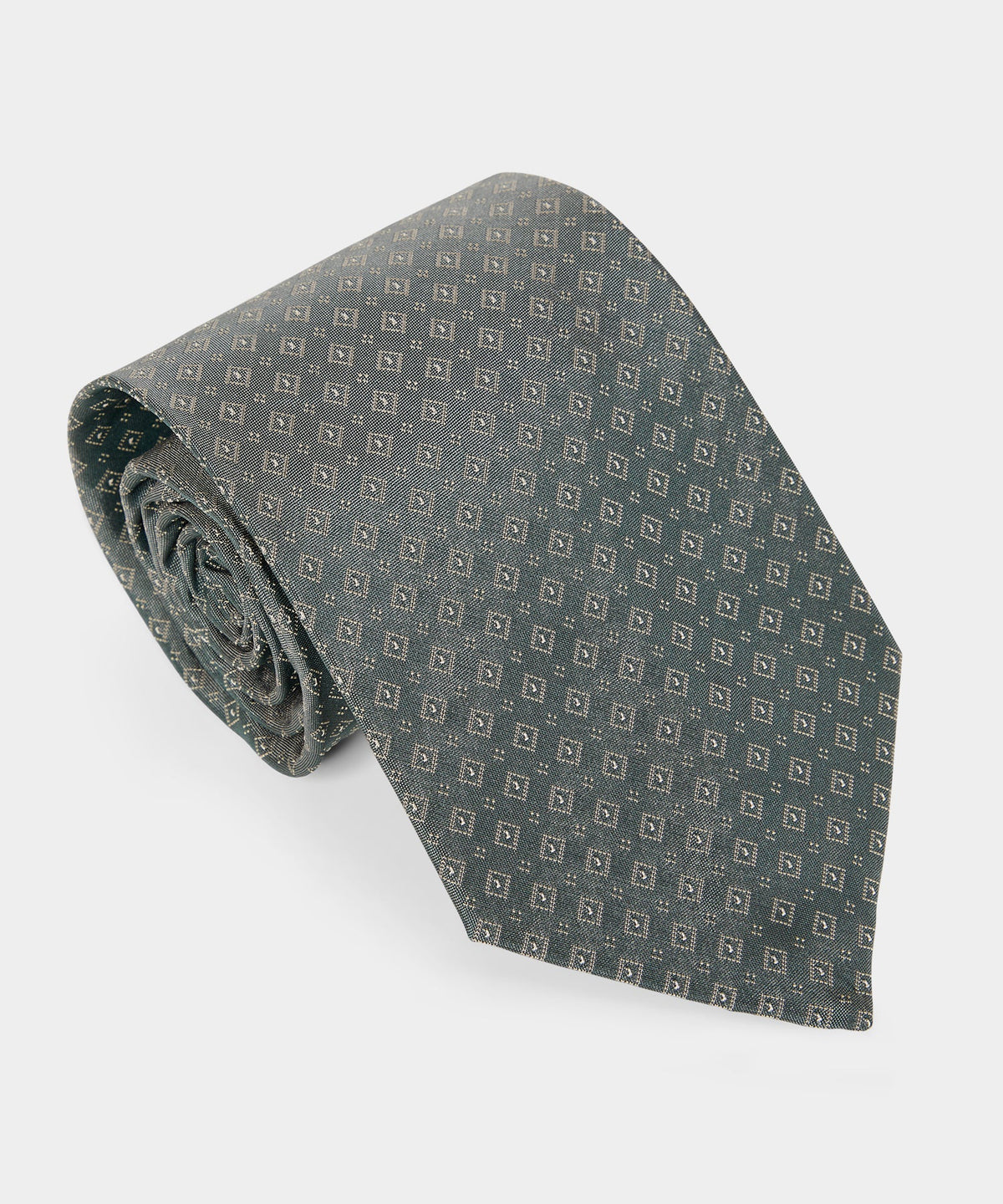 Italian Silk Archive Tie - Fog