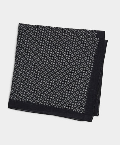 Italian Diamond Neckerchief - Black