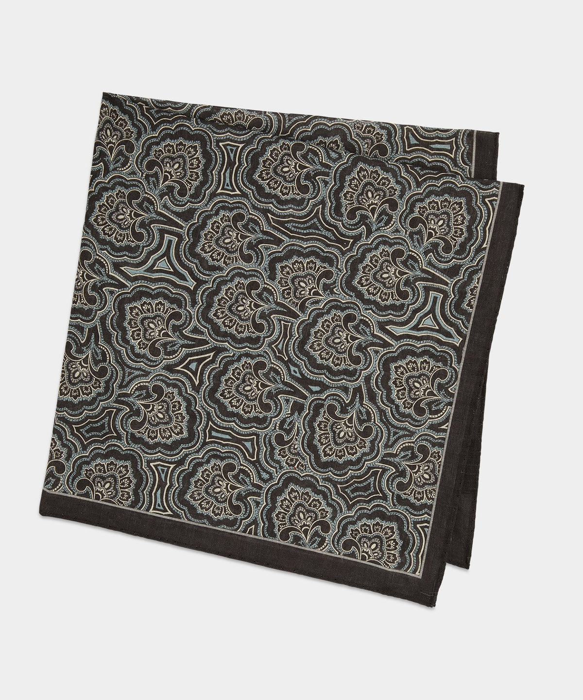 Italian Paisley Neckerchief - Brown
