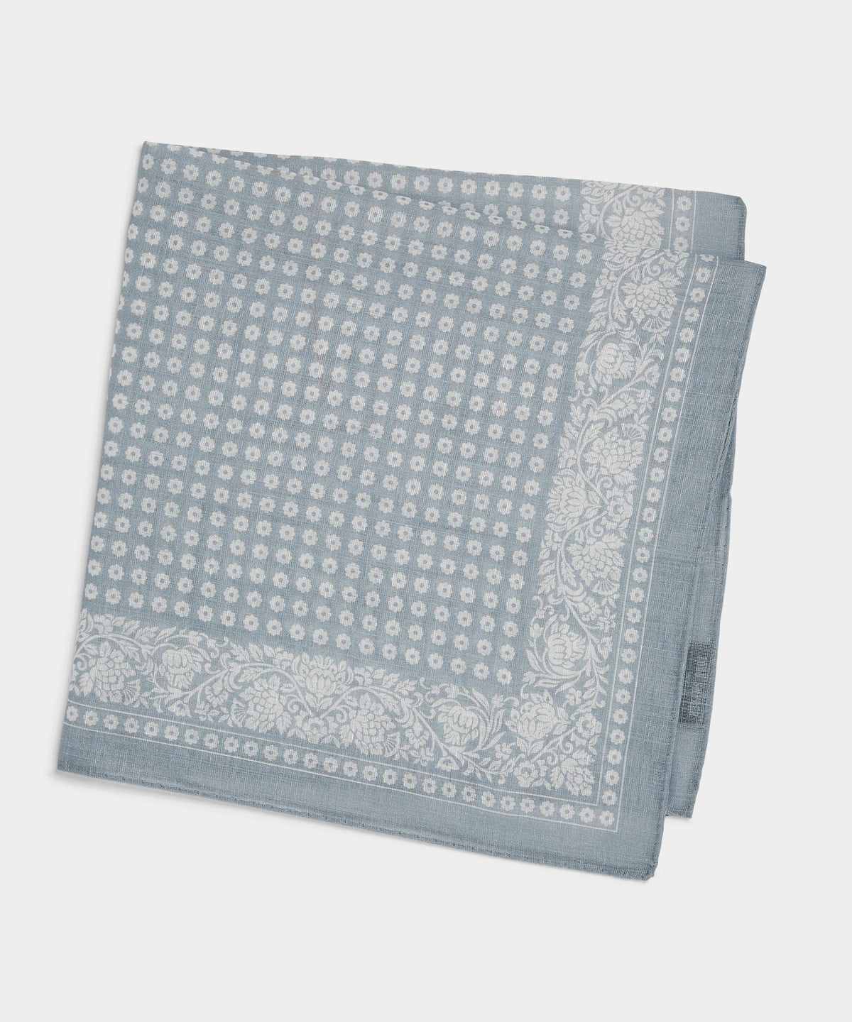 Italian Garland Bandana Neckerchief - Sky Blue