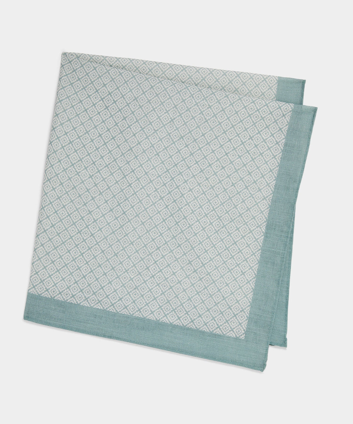 Italian Geo Neckerchief - Light Blue