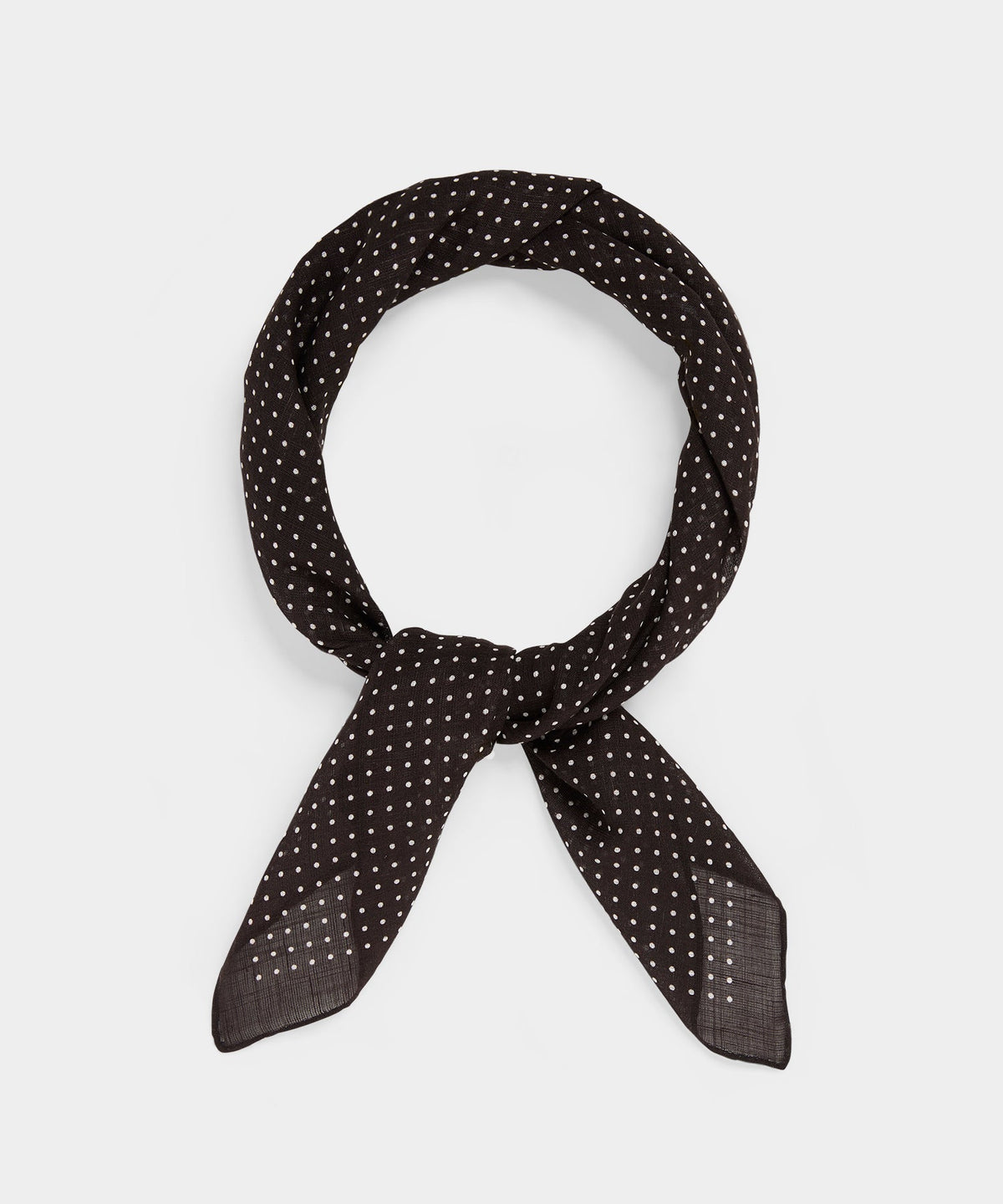 Italian Dot Neckerchief - Dark Brown