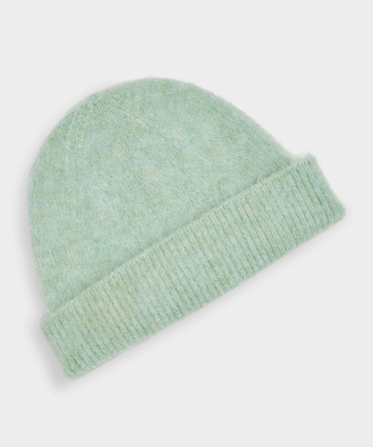 Brushed Alpaca Beanie - Dusty Mint