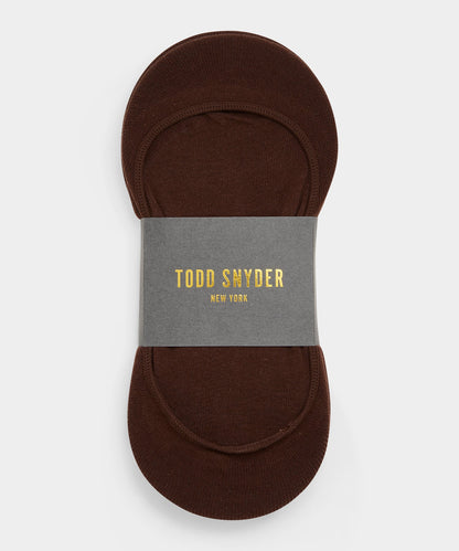 No-Show Sock, 3-Pack - Brown