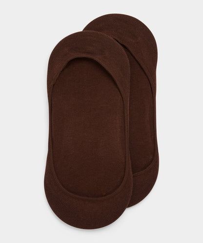 No-Show Sock, 3-Pack - Brown