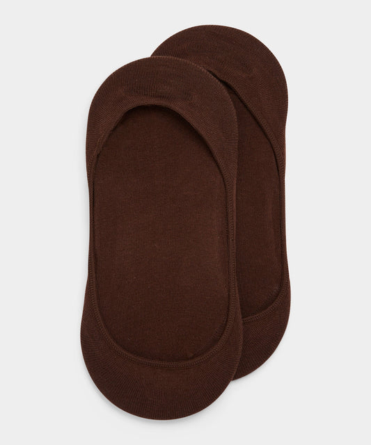 No-Show Sock, 3-Pack - Brown