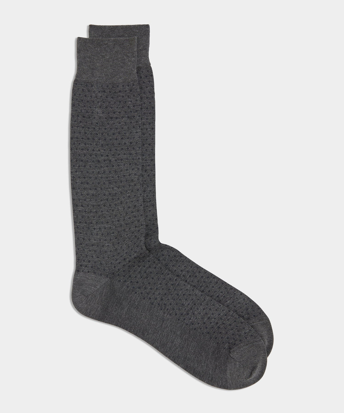 Italian Cotton Dress Sock - Grey