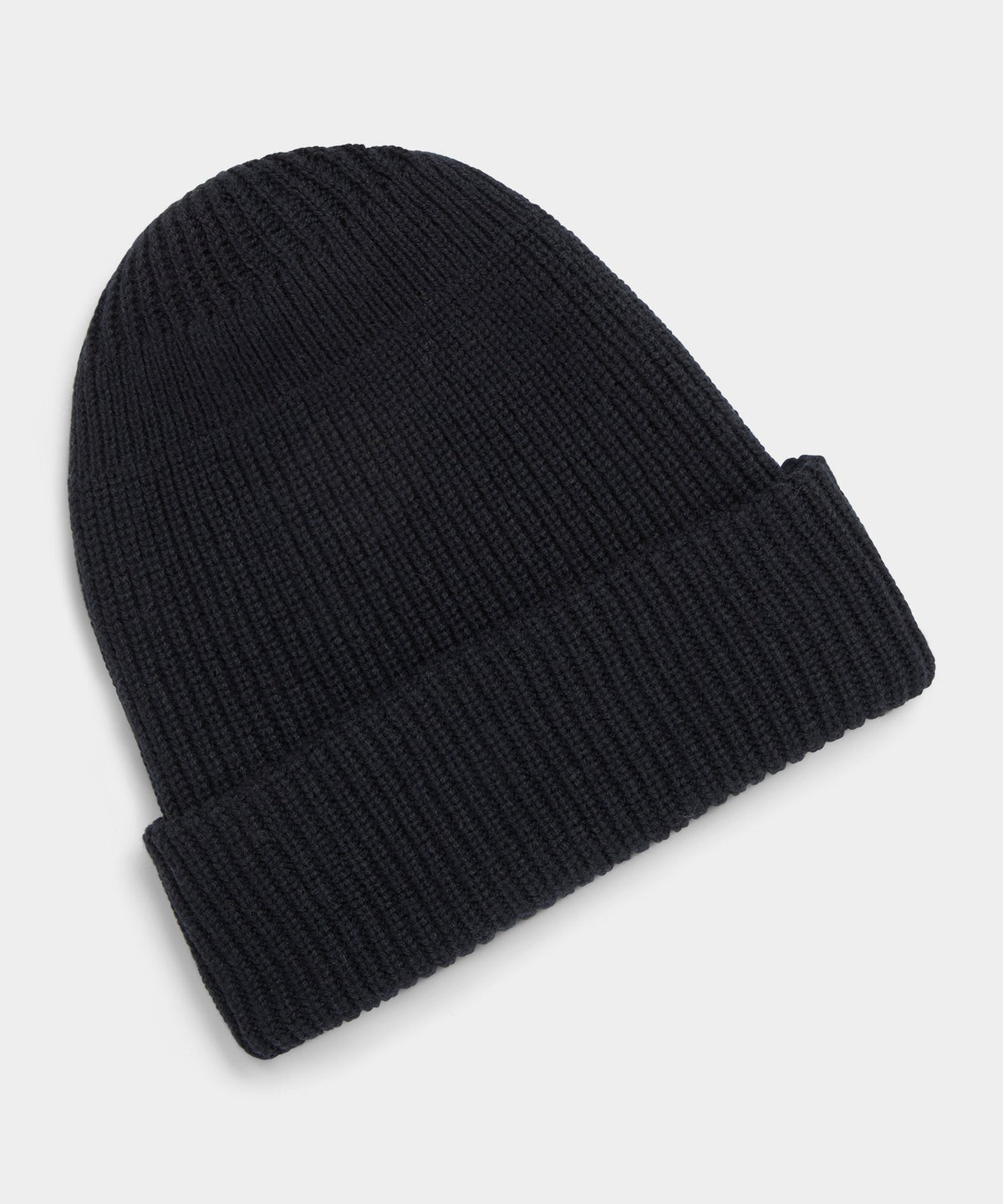 Cotton-Merino Everyday Beanie - Black