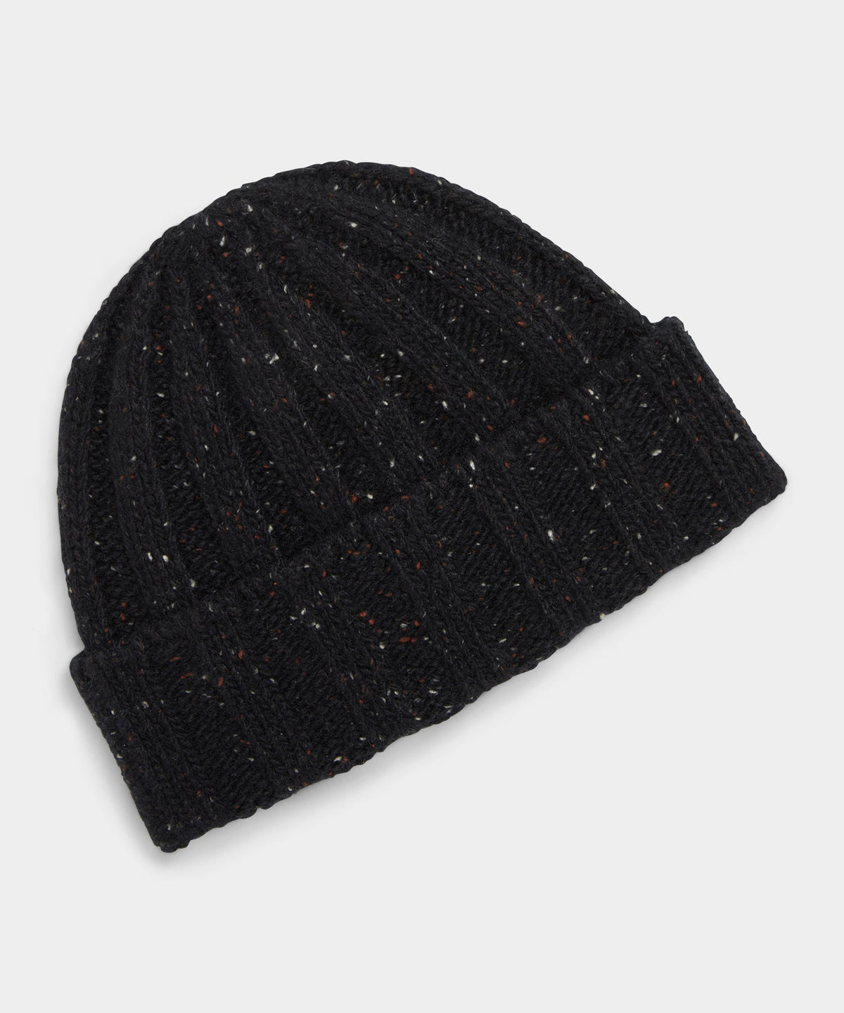 Donegal Cashmere Beanie - Black