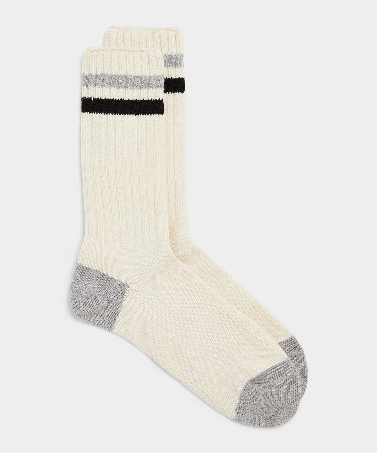 Cotton Athletic Crew Sock - Grey