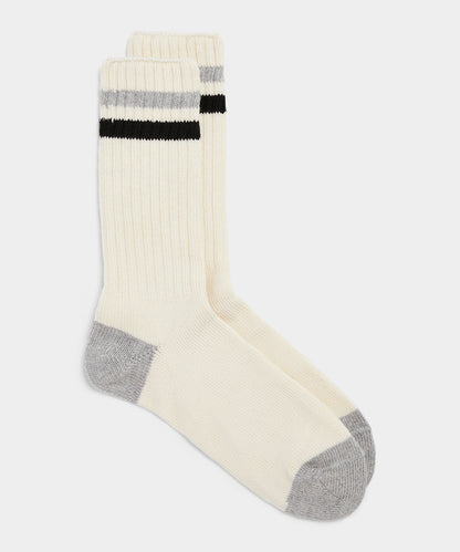 Cotton Athletic Crew Sock - Grey