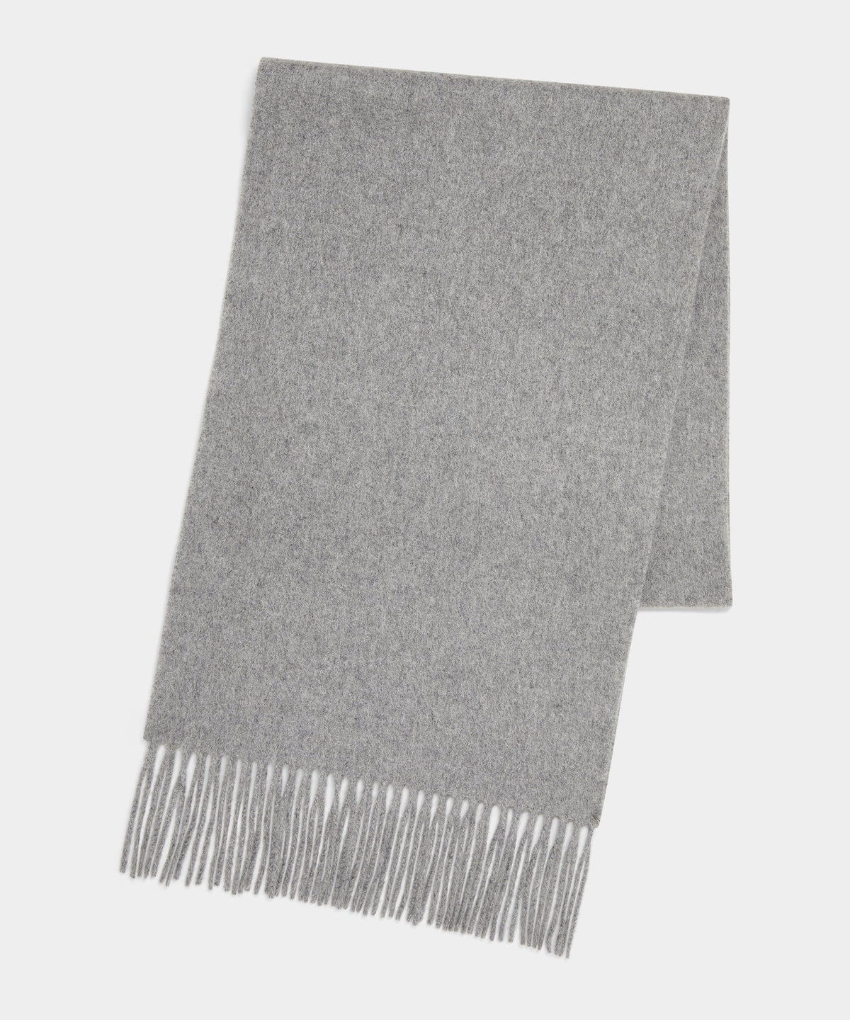 Brushed Cashmere Scarf - Charcoal