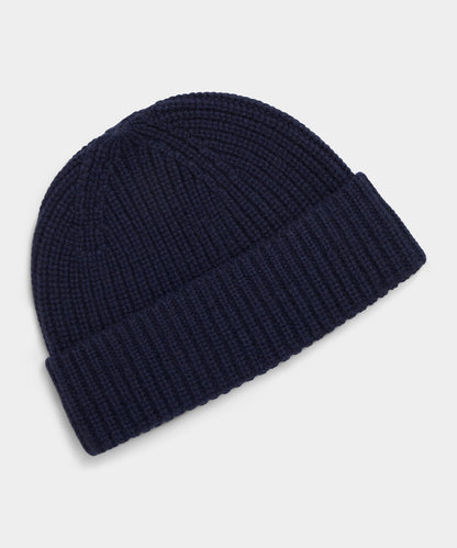 Cashmere Beanie - Navy