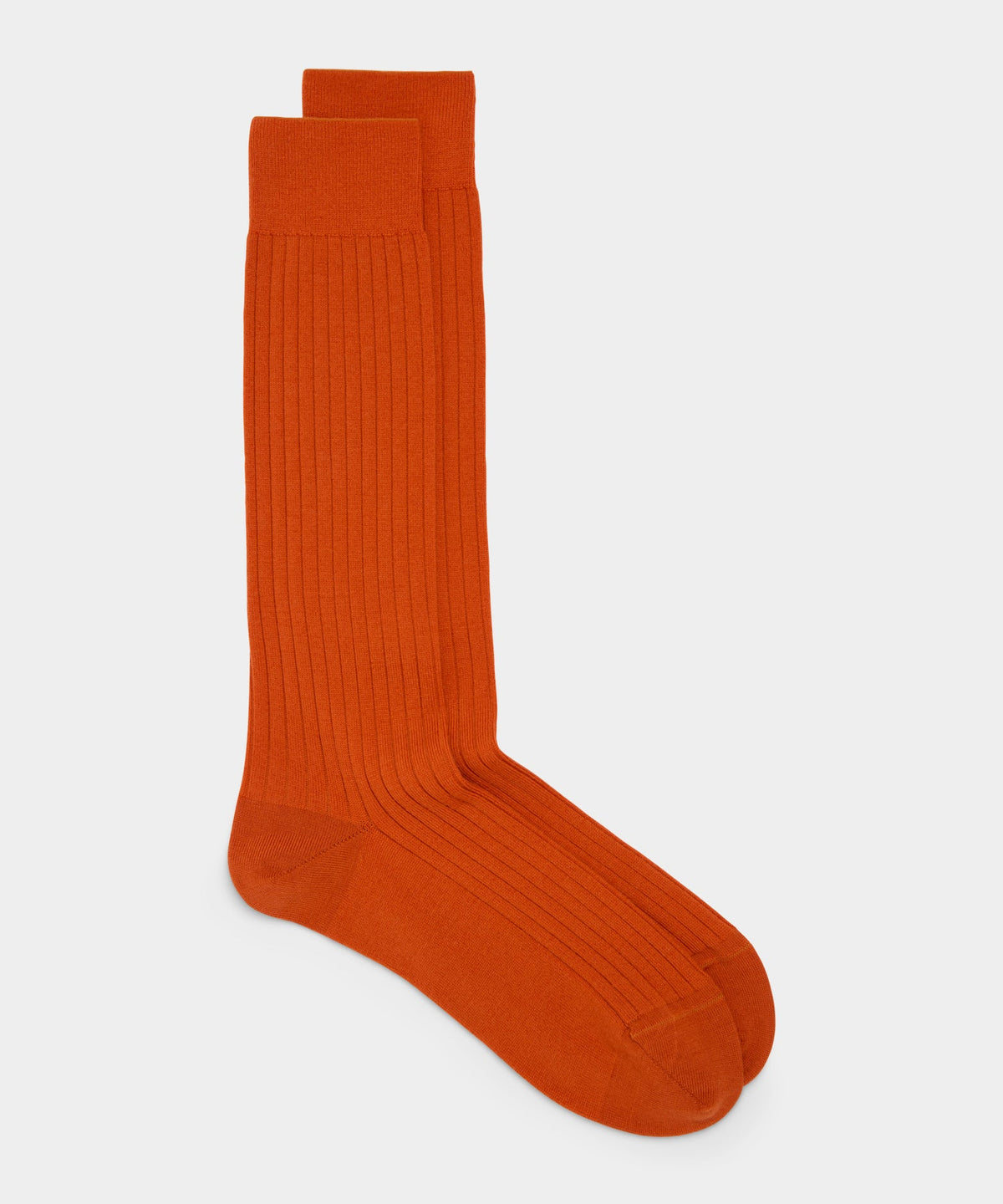 Merino Dress Sock - Orange Burst