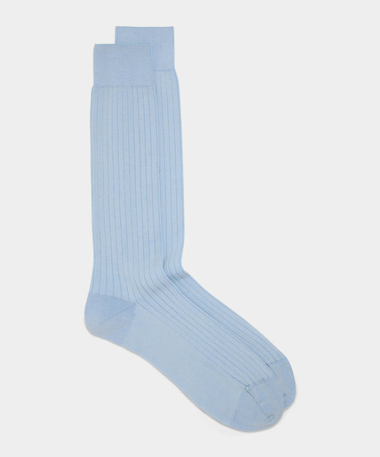 Merino Dress Sock - Sky Blue