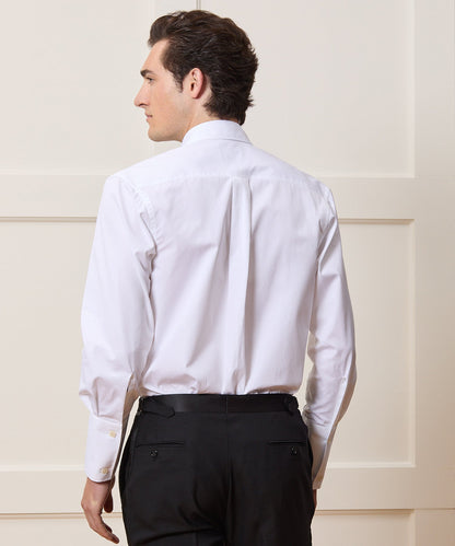 Armando Cabral Pleat Bib Tuxedo Shirt - White