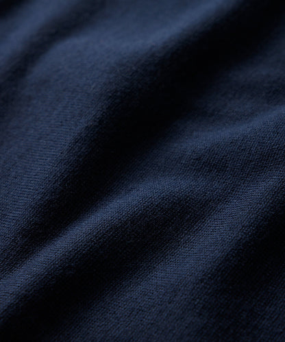 John Smedley Alston Merino Wool Zip-Up - Midnight