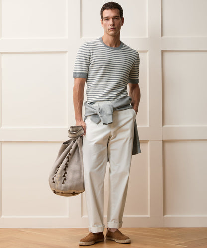 Italian Sweater Tee - Grey