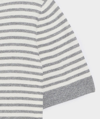 Italian Sweater Tee - Grey