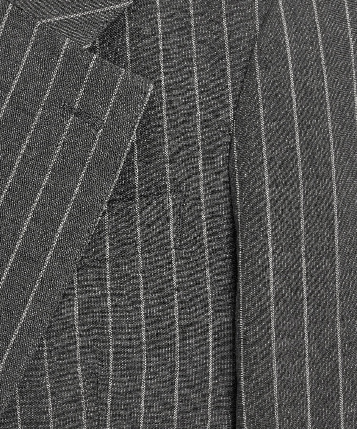 Italian Linen-Cotton Single-Breasted Wythe Jacket - Pepper