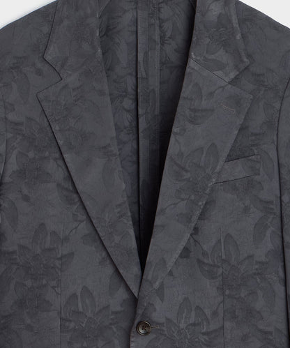 Italian Floral Jacquard Sport Coat - Blue