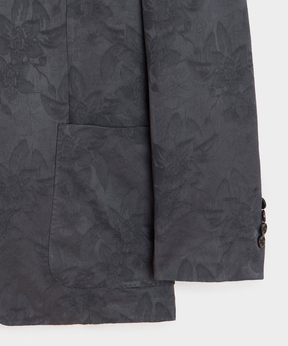 Italian Floral Jacquard Sport Coat - Blue