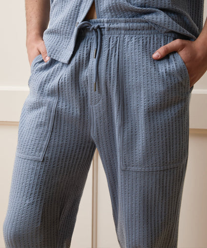 Knit Seersucker Pant - Deep Springs