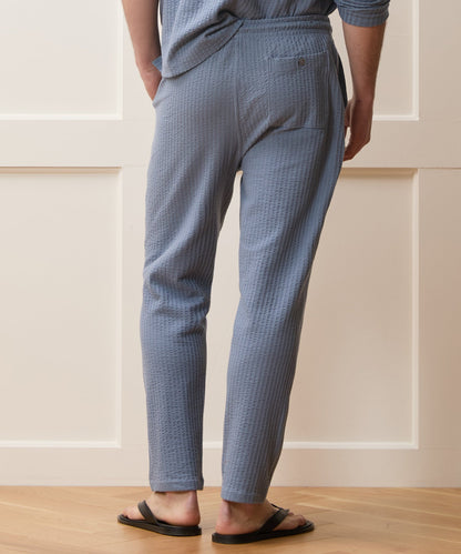 Knit Seersucker Pant - Deep Springs