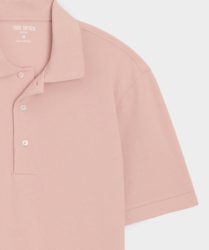 Relaxed Cotton Pique Polo - Dianthus