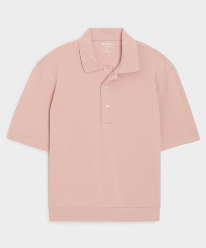 Relaxed Cotton Pique Polo - Dianthus