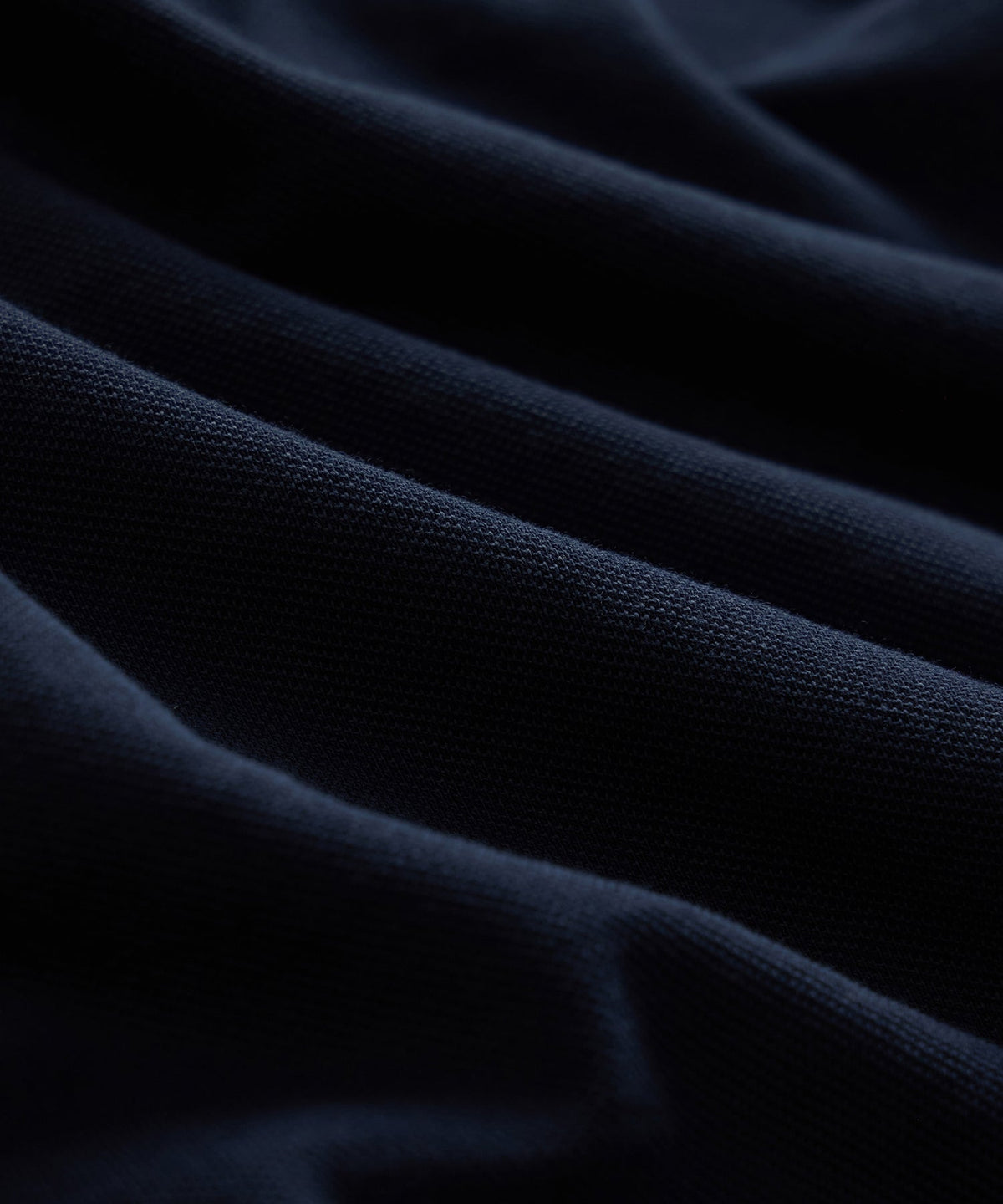 Relaxed Cotton Pique Polo - Classic Navy