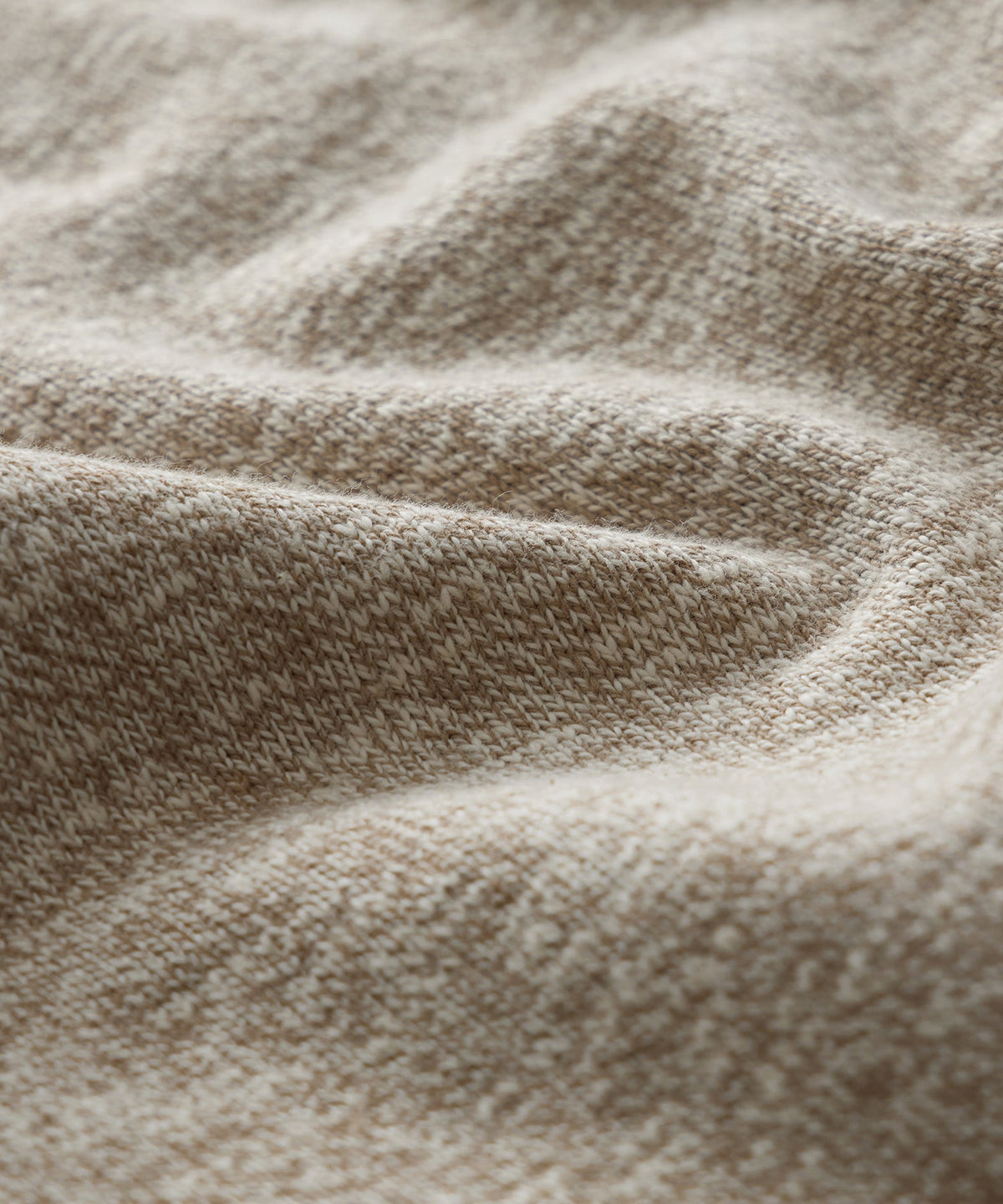 Heathered Quarter-Zip Polo - Pumice