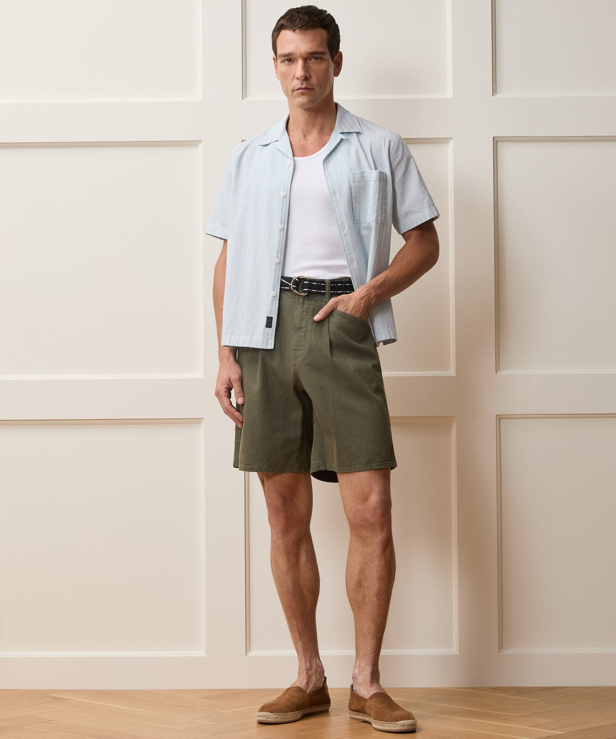 7" Work Short - Olive