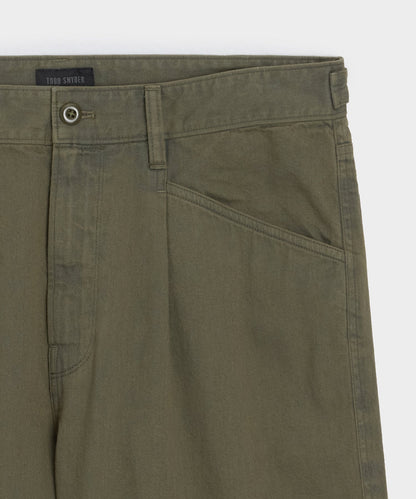 7" Work Short - Olive