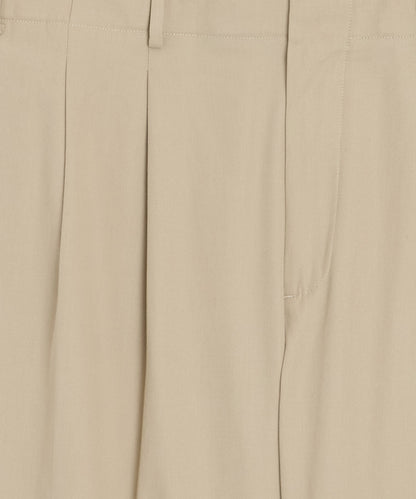 Italian Cotton Hollywood Trouser - Khaki