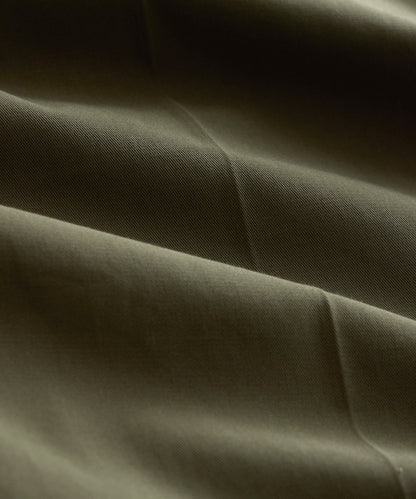 Italian Cotton Hollywood Trouser - Olive