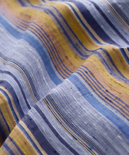 Italian Multi-Stripe Leisure Short - Blue