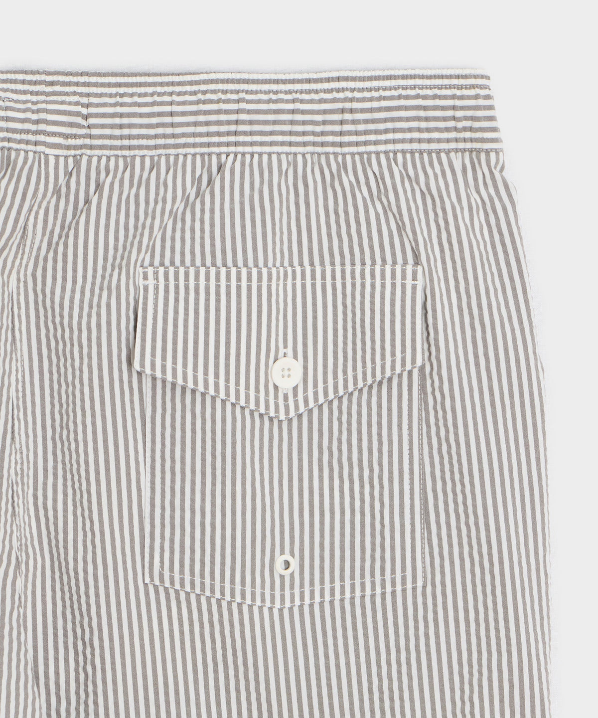 5" Seersucker Montauk Swim Trunk - Olive Drab