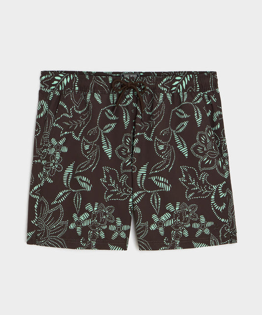 5" Montauk Swim Trunk - Brown