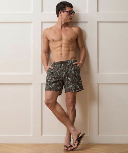 5" Montauk Swim Trunk - Brown