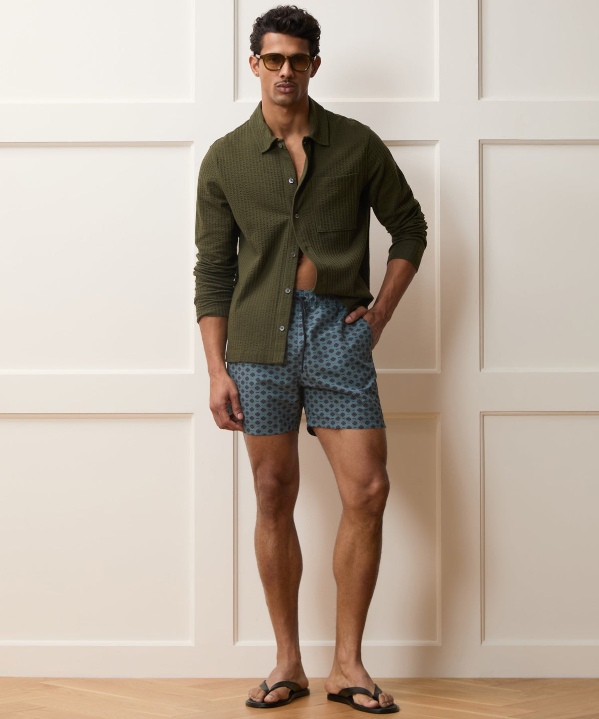 5" Montauk Swim Trunk - Navy