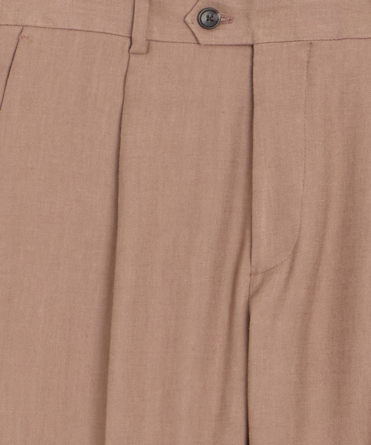 Italian Linen Blend Madison Trouser - Mauve
