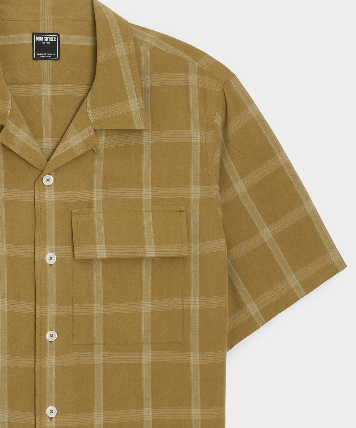 Sand-Washed Silk Studio Shirt - Dark Marigold