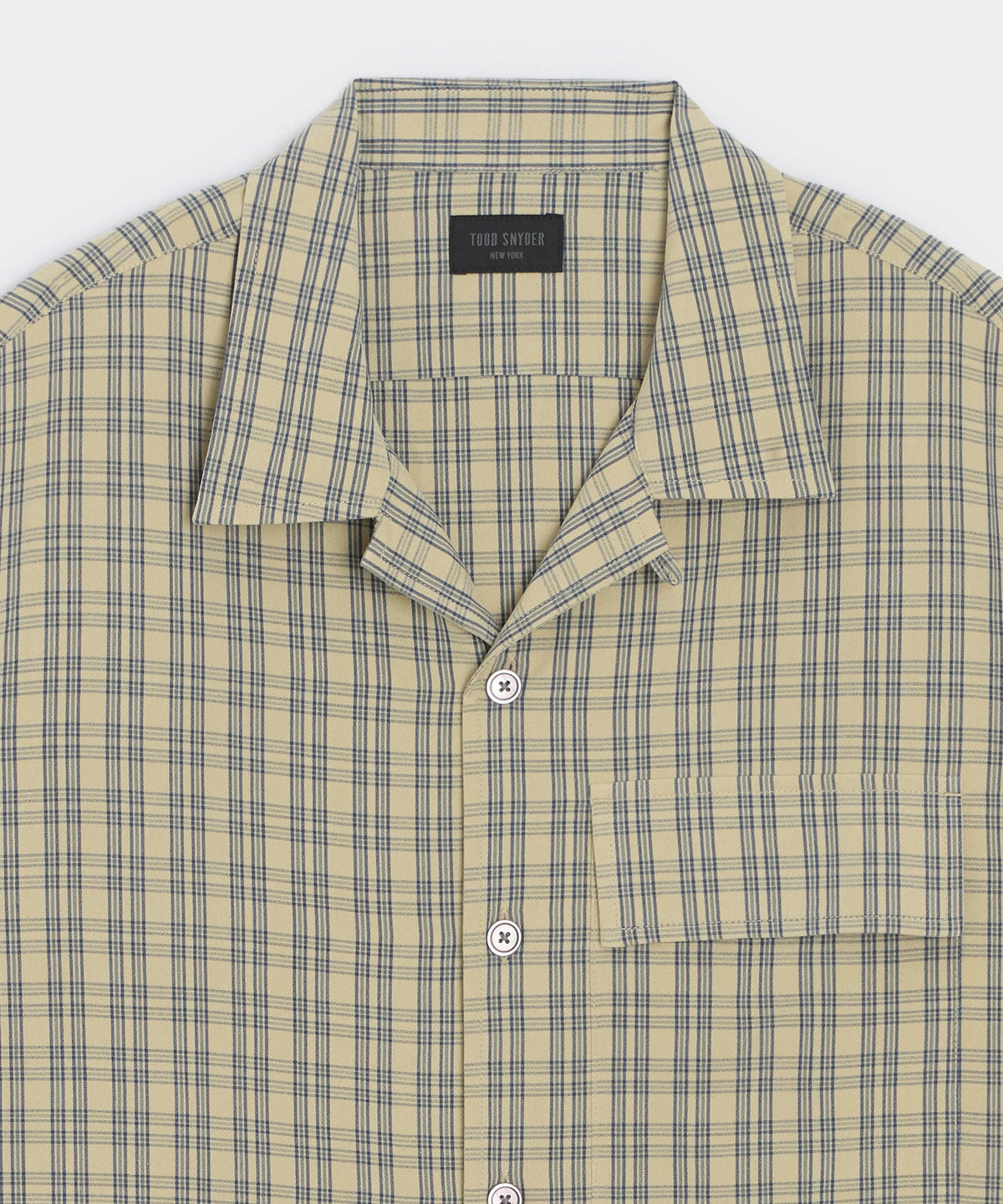 Sand-Washed Silk Studio Shirt - Khaki
