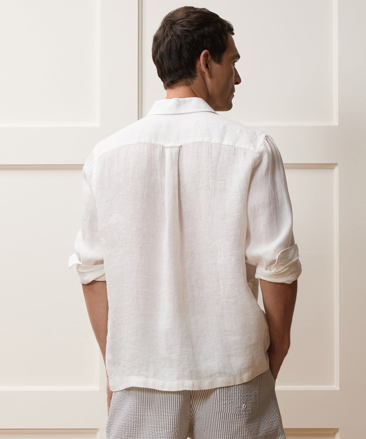 Panama Guayabera Shirt - Ivory