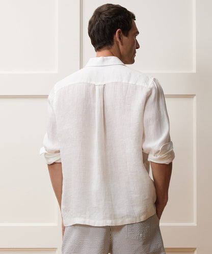 Panama Guayabera Shirt - Ivory