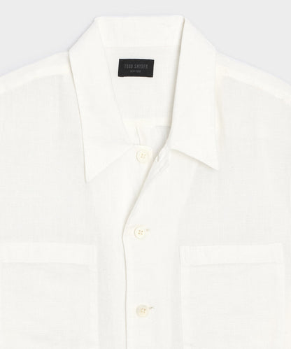 Panama Guayabera Shirt - Ivory