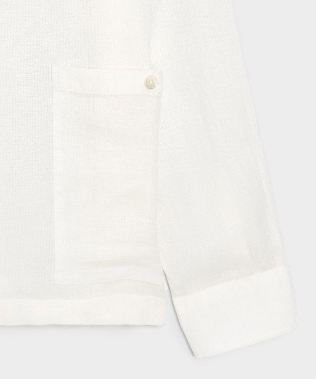 Panama Guayabera Shirt - Ivory