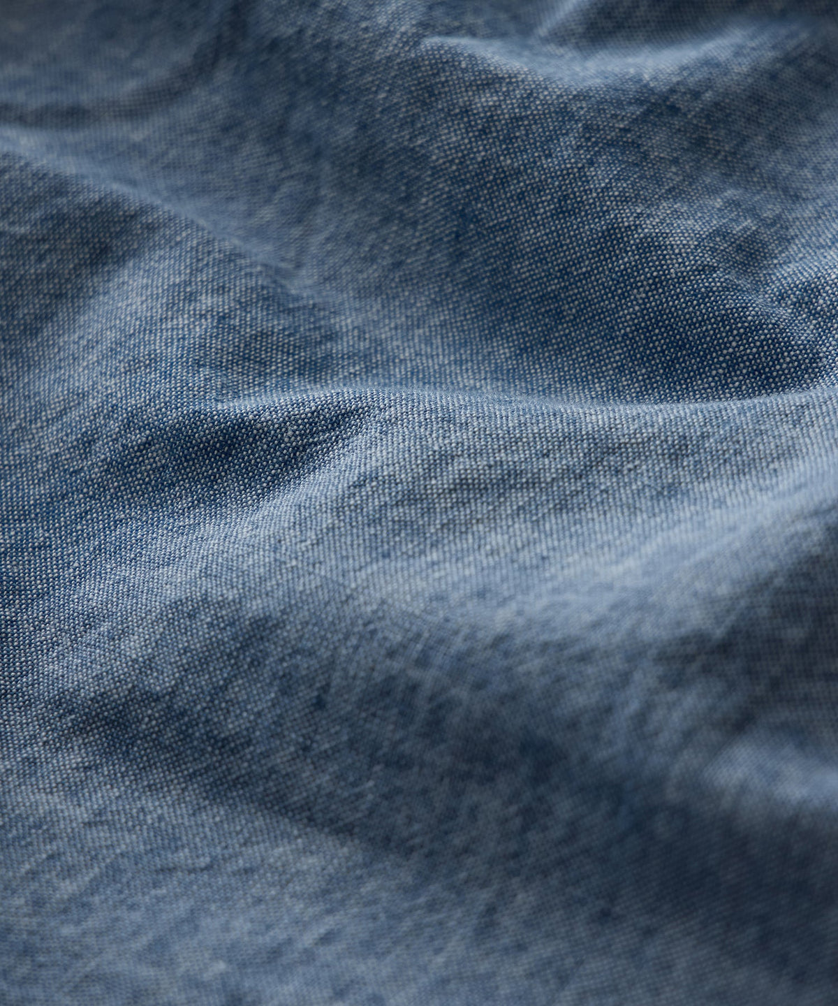 Chambray Guayabera Shirt - Light Indigo